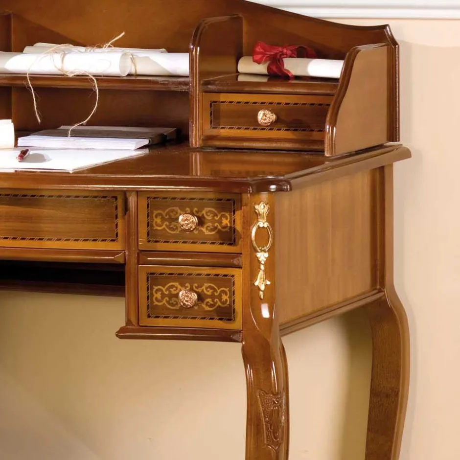 Schreibtische|Computertische*Pharao24 Barock Schreibtisch Marzonas