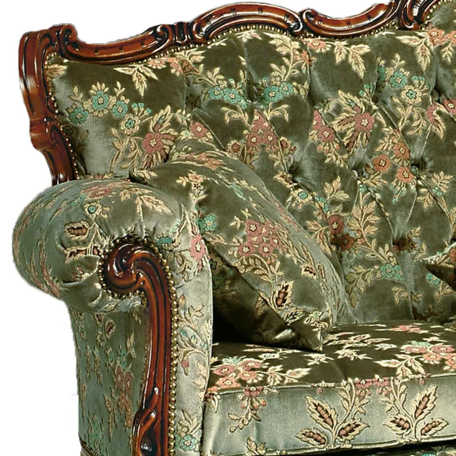 Polstermöbel|Wohnzimmercouch*Pharao24 Barockes Dreisitzer Sofa Altabeticas
