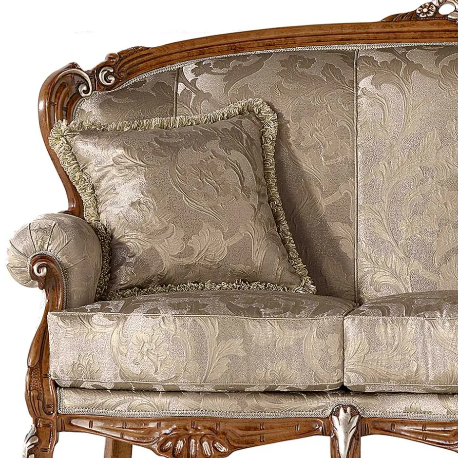 Pharao24 Barockes Dreisitzer Sofa Vimaria> Polstermöbel|Wohnzimmercouch