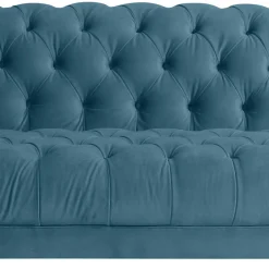 Wohnzimmercouch|3 Sitzer Sofa*Pharao24 Barockes Sofa Samtvelours Spiritov