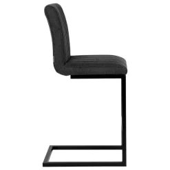 Barmöbel|Barhocker*Pharao24 Barstuhl Anthrazit Set Mangali