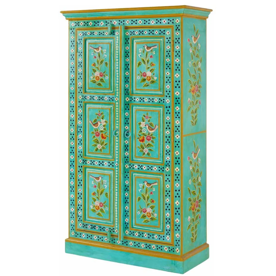 Pharao24 Bauernschrank Sharmota> Vitrinenschrank|Wohnzimmervitrinen