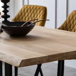 Küchentisch|Massivholztische*Pharao24 Baumkante Esstisch Cheyenne