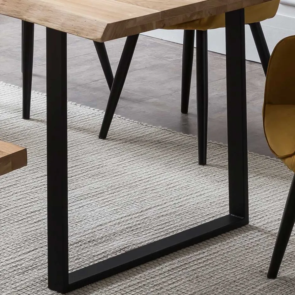 Küchentisch|Massivholztische*Pharao24 Baumkante Esstisch Cheyenne