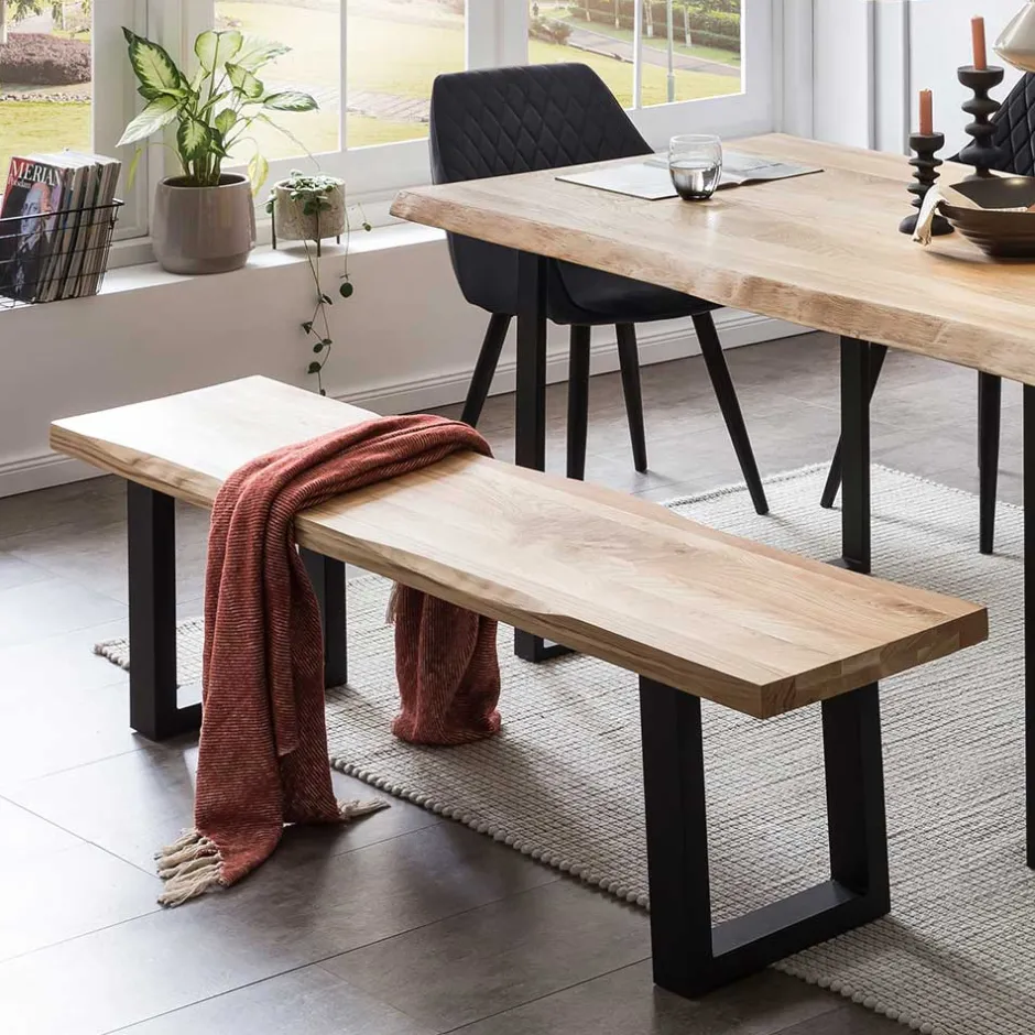 Pharao24 Baumkanten Bank Store> Küchenbank|Holzbänke