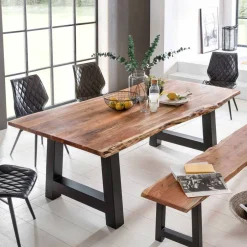 Pharao24 Baumkanten Esstisch Capinera> Küchentisch|Esstische