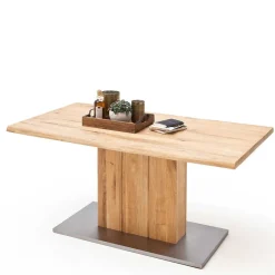 Massivholztische|Küchentisch*Pharao24 Baumkanten Esstisch Clarina