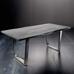 Massivholzmöbel|Küchentisch*Pharao24 Baumkanten Esstisch Hiscura