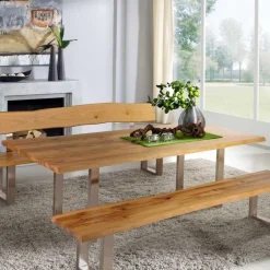 Küchentisch|Esstische*Pharao24 Baumkanten Esstisch Varaldo