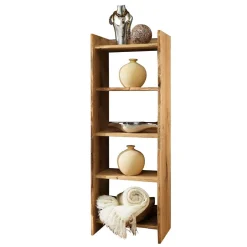 Wohnzimmerregale|Massivholzregale*Pharao24 Baumkanten Regal Foresta