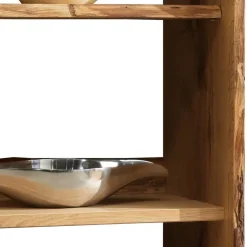 Wohnzimmerregale|Massivholzregale*Pharao24 Baumkanten Regal Foresta