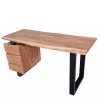 Pharao24 Baumkanten Schreibtisch Ladacia> Massivholztische|Computertische