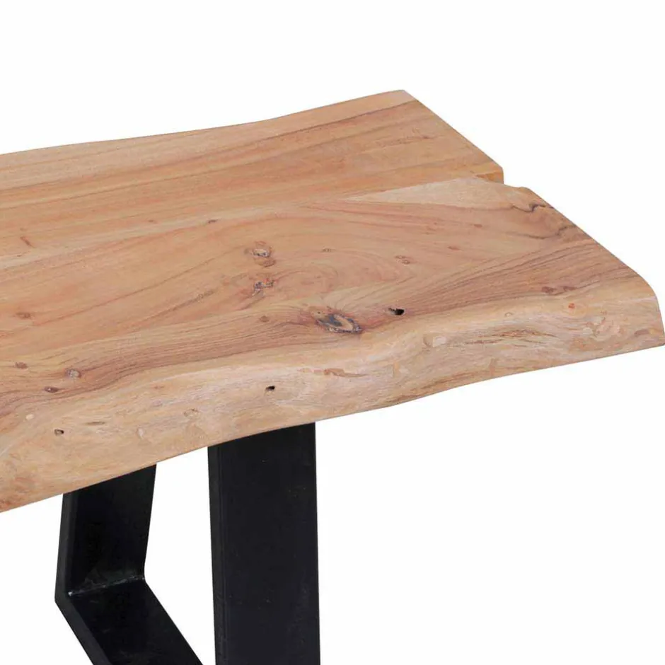 Küchenbank|Esszimmerbänke*Pharao24 Baumkanten Sitzbank Halvona