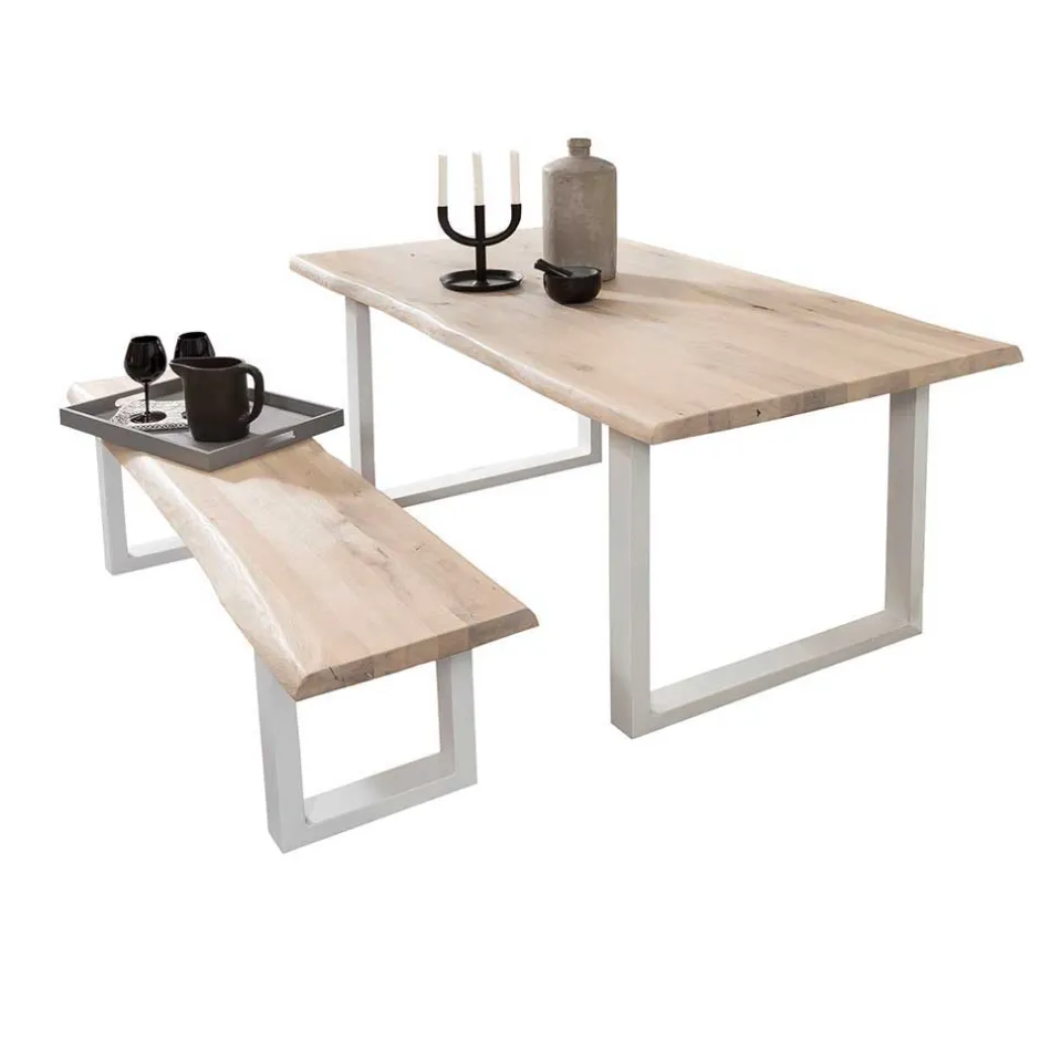 Pharao24 Baumkanten Tisch und Bank Lavronica> Tischgruppen|Essgruppe