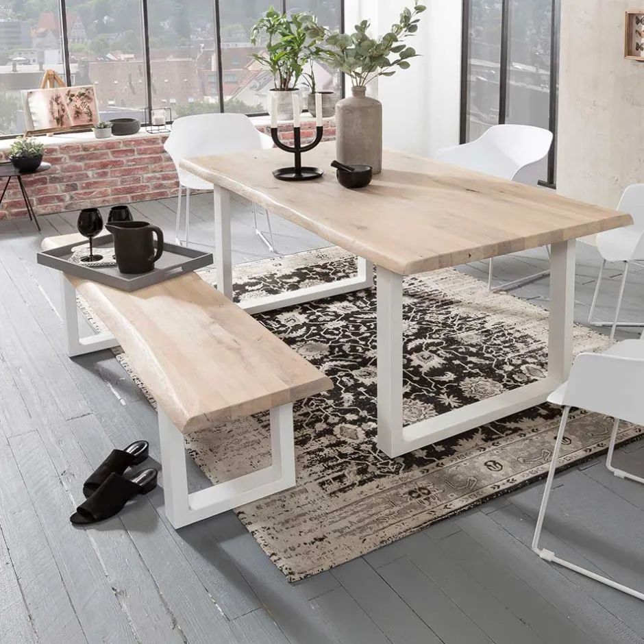 Pharao24 Baumkanten Tisch und Bank Lavronica> Tischgruppen|Essgruppe