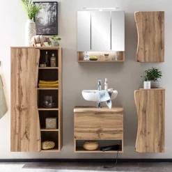 Badmöbel Sets*Pharao24 Baumkantenoptik Badmöbel Vressa