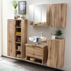 Badmöbel Sets*Pharao24 Baumkantenoptik Badmöbel Vressa