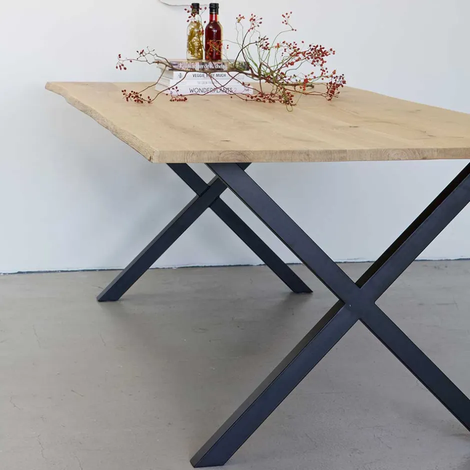 Küchentisch|Esstische*Pharao24 Baumkantentisch Basnia