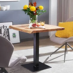 Küchentisch|Massivholztische*Pharao24 Baumkantentisch Figuera