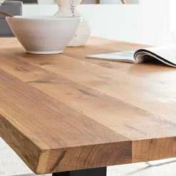 Küchentisch|Esstische*Pharao24 Baumkanten-Tisch Ortensia