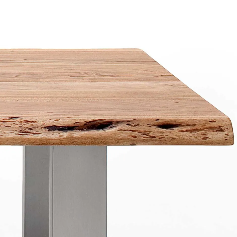 Wohnzimmertisch|Beistelltische*Pharao24 Baumkantentisch Servona