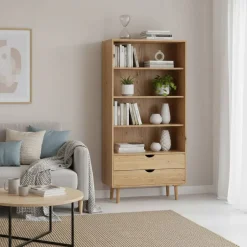 Massivholzregale|Standregale*Pharao24 Bücherregal Arora