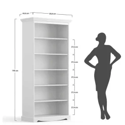 Regalschränke|Massivholzregale*Pharao24 Bücherregal Asendra