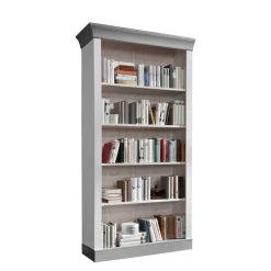 Pharao24 Bücherregal Boulogne> Wohnzimmerregale|Massivholzregale