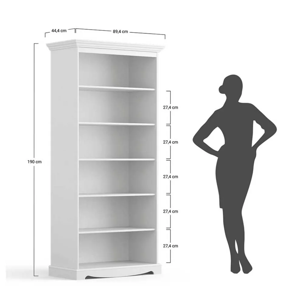 Pharao24 Bücherregal Corao> Regalschränke|Wohnzimmerregale