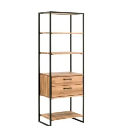 Pharao24 Bücherregal Haidon> Wohnzimmerregale|Massivholzregale