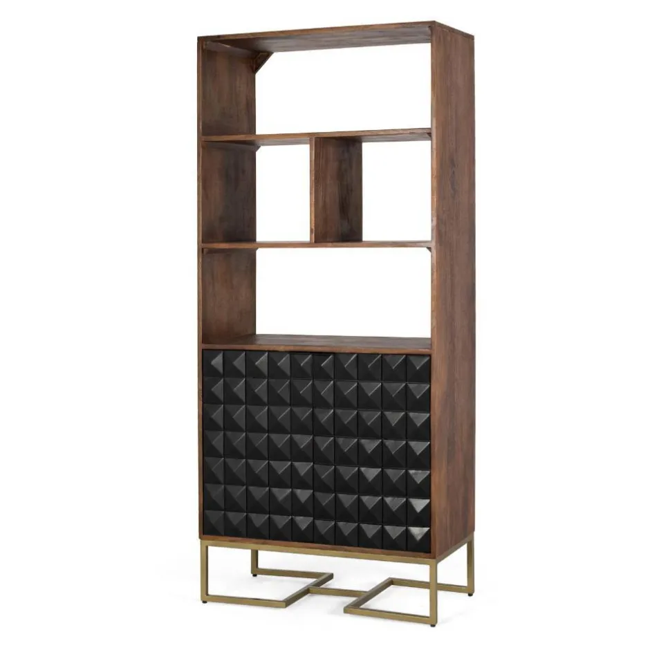 Pharao24 Bücherregal Jeans> Massivholzregale|Bücherregale