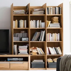 Pharao24 Bücherregal Vlarenzo> Regalschränke|Wohnzimmerregale