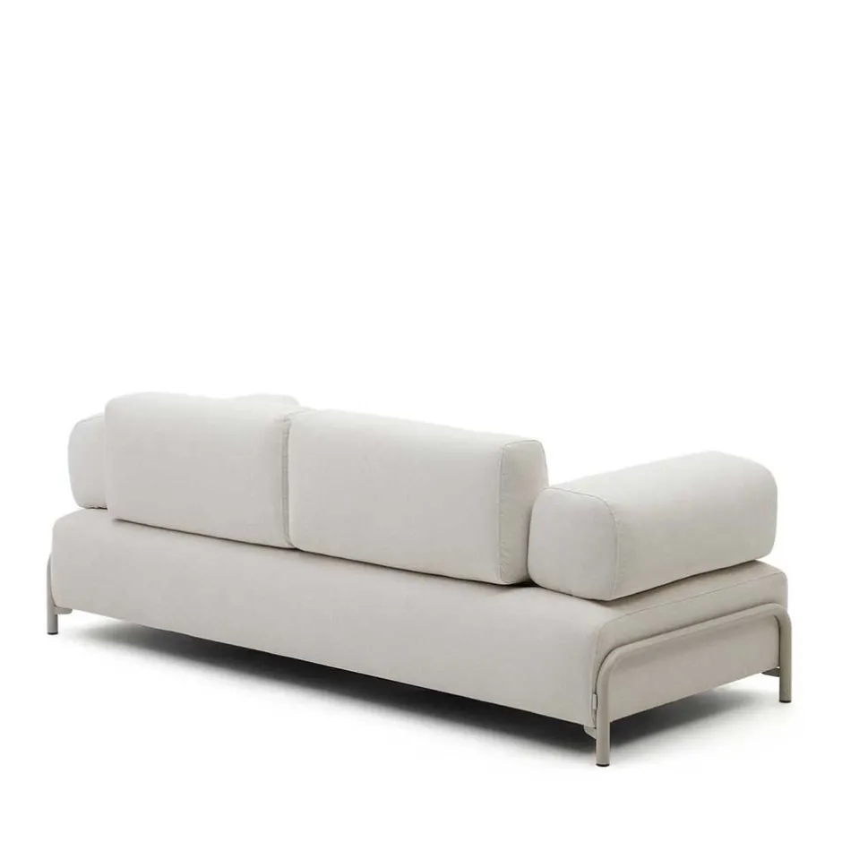 3 Sitzer Sofa*Pharao24 Beige Wohnzimmercouch Vivo