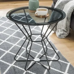 Glastische*Pharao24 Beistelltisch Milly