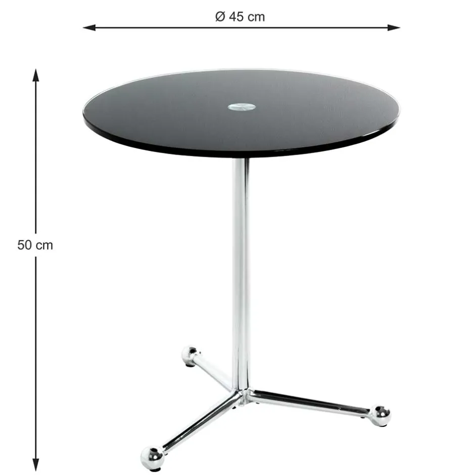 Glastische*Pharao24 Beistelltisch Peggy