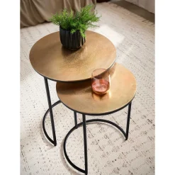 Telefontische*Pharao24 Beistelltisch Satz Nurziana