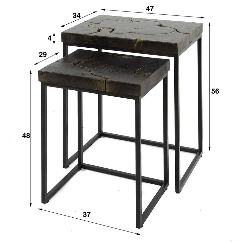 Pharao24 Beistelltisch Set Lagada> Telefontische