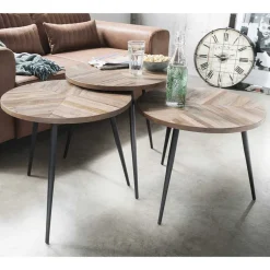 Telefontische*Pharao24 Beistelltisch Set Sofa Enevo