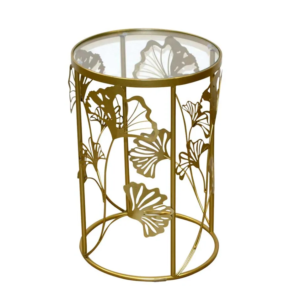 Glastische*Pharao24 Beistelltisch Sofa Enetta