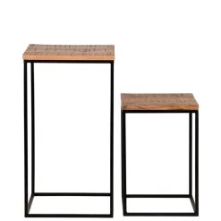 Telefontische|Blumensäulen*Pharao24 Beistelltisch Sofa Laxya