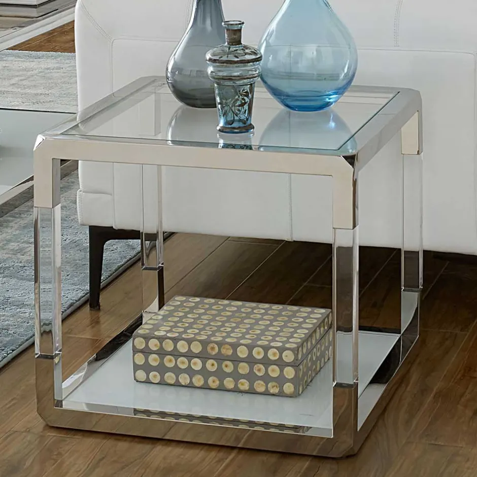 Pharao24 Beistelltisch Sofa Ropez> Glastische