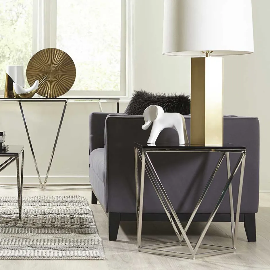 Glastische|Telefontische*Pharao24 Beistelltisch Tenna