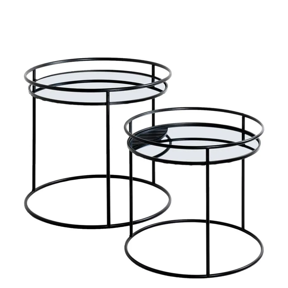 Glastische*Pharao24 Beistelltisch Tropezian