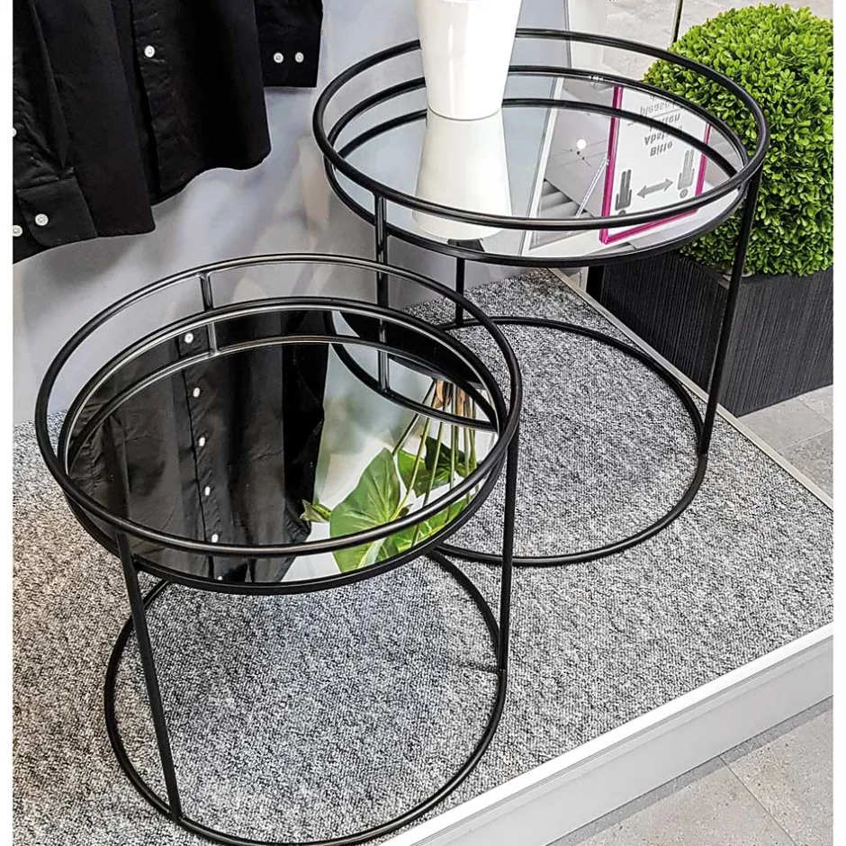 Glastische*Pharao24 Beistelltisch Tropezian