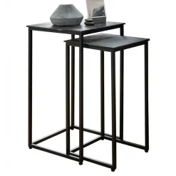 Wohnzimmertisch|Beistelltische*Pharao24 Beistelltische Metall Merusha