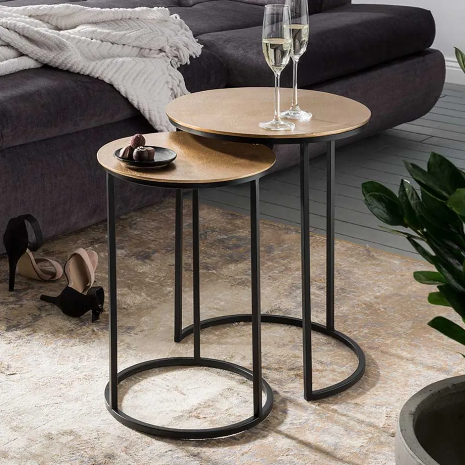 Pharao24 Beistelltische Sofa Efena> Wohnzimmertisch|Beistelltische