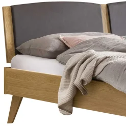 Doppelbetten|Massivholzbetten*Pharao24 Bett Eiche hell Leonare