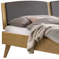 Doppelbetten|Massivholzbetten*Pharao24 Bett Eiche hell massiv Bojan