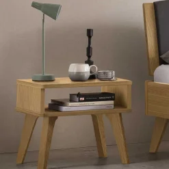 Doppelbetten|Massivholzbetten*Pharao24 Bett Eiche hell massiv Bojan