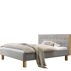 Pharao24 Bett Grau Eiche Bianco Avelinos> Polsterbetten